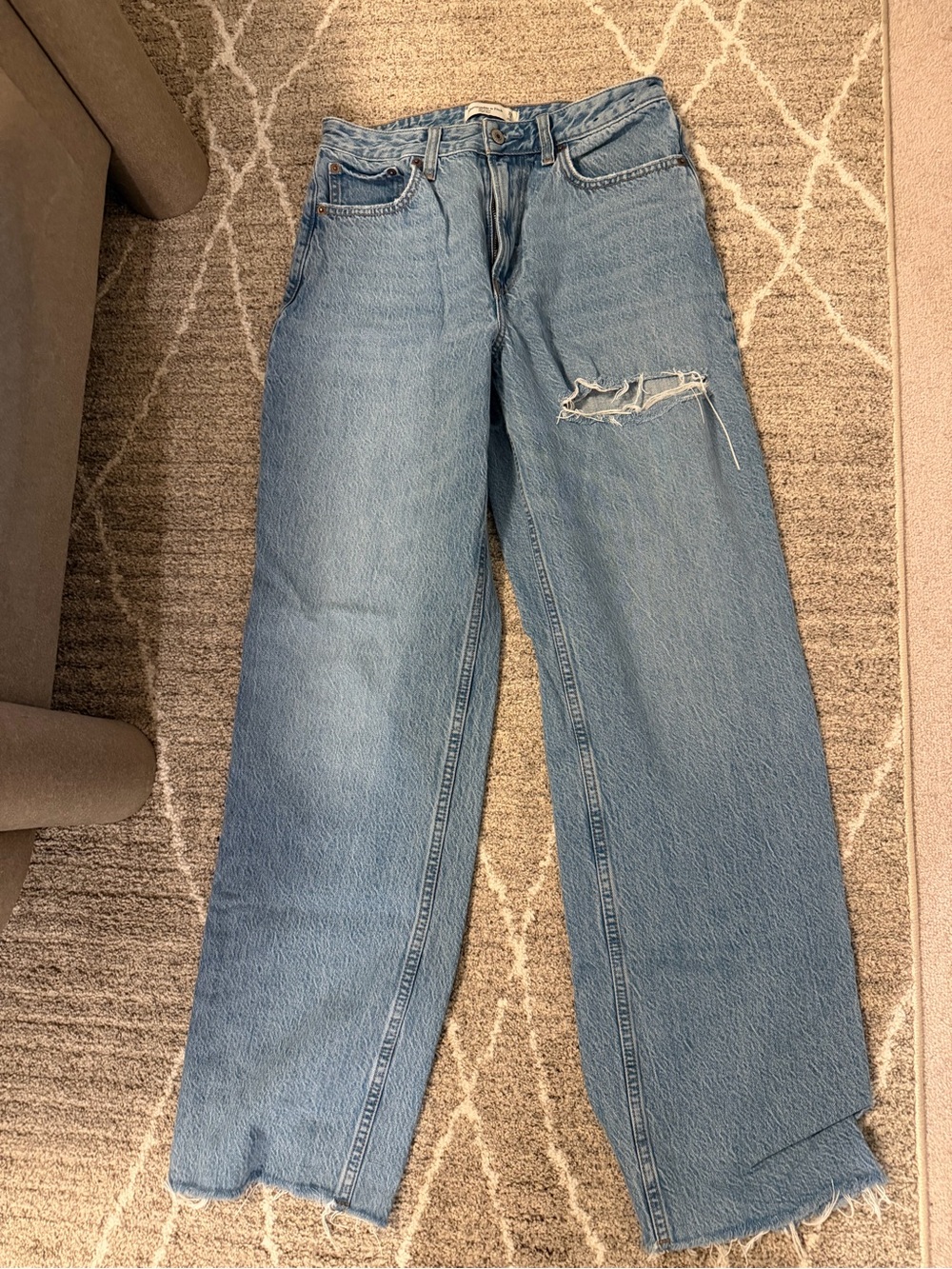 Abercrombie & Fitch High Rise Loose Curve Love